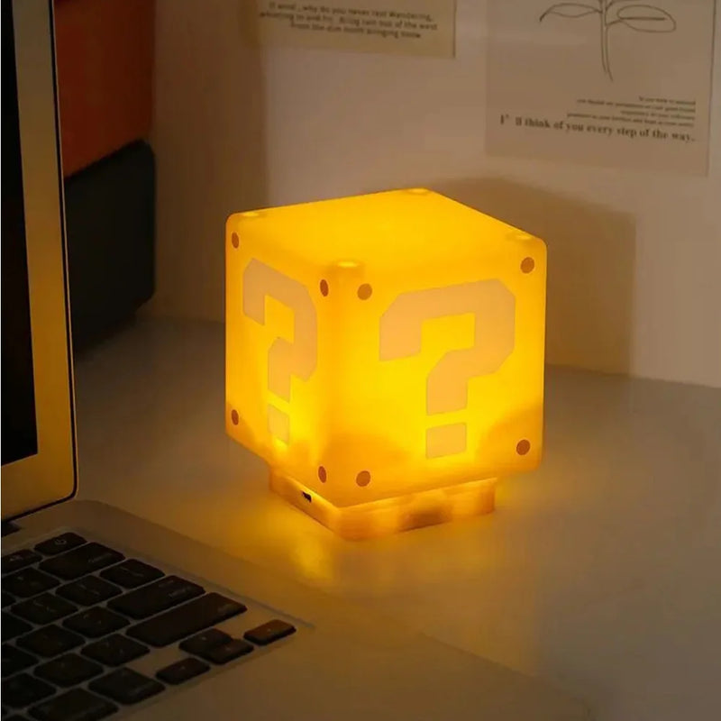 Luminária LED Bloco de Interrogação – Night Light