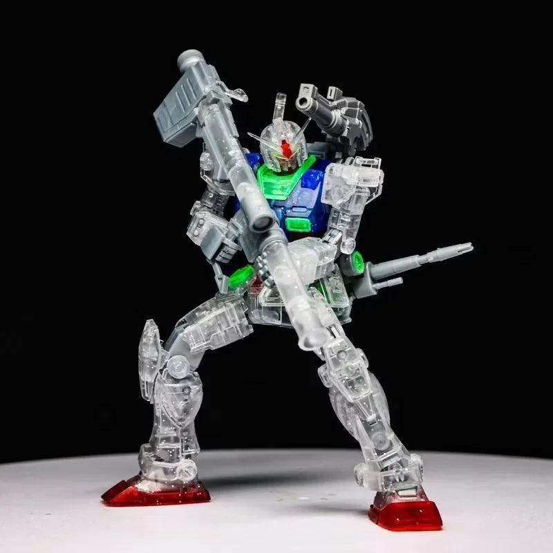 Modelo de Montar GTO Ganso Yuanzu – RX-78-2 Transparente (HG 1/144) Edição Fantasmagoricamente Colecionável