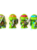 Kit 4 Peças Tartarugas Ninjas Kawaii – Michelangelo, Donatello, Raphael e Leonardo