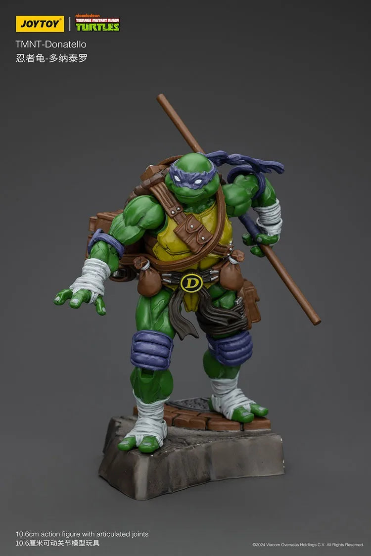 Action Figures TMNT – Michelangelo, Donatello, Raphael e Leonardo (JOY TOY)
