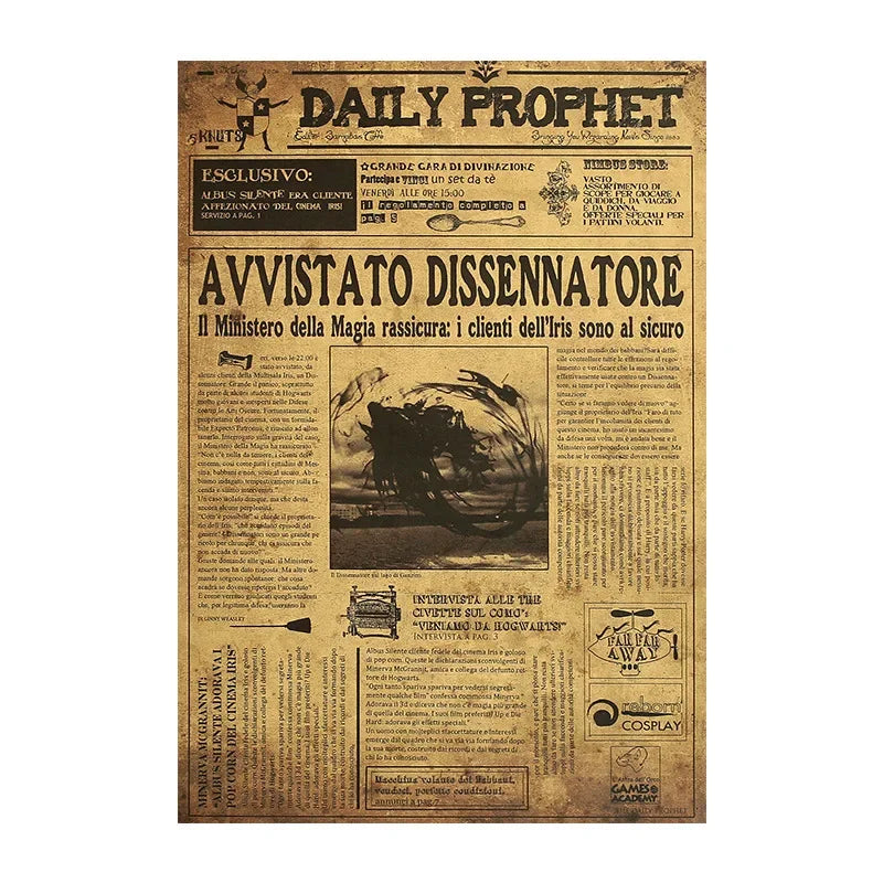 Pôster Harry Potter – Decoração Mágica