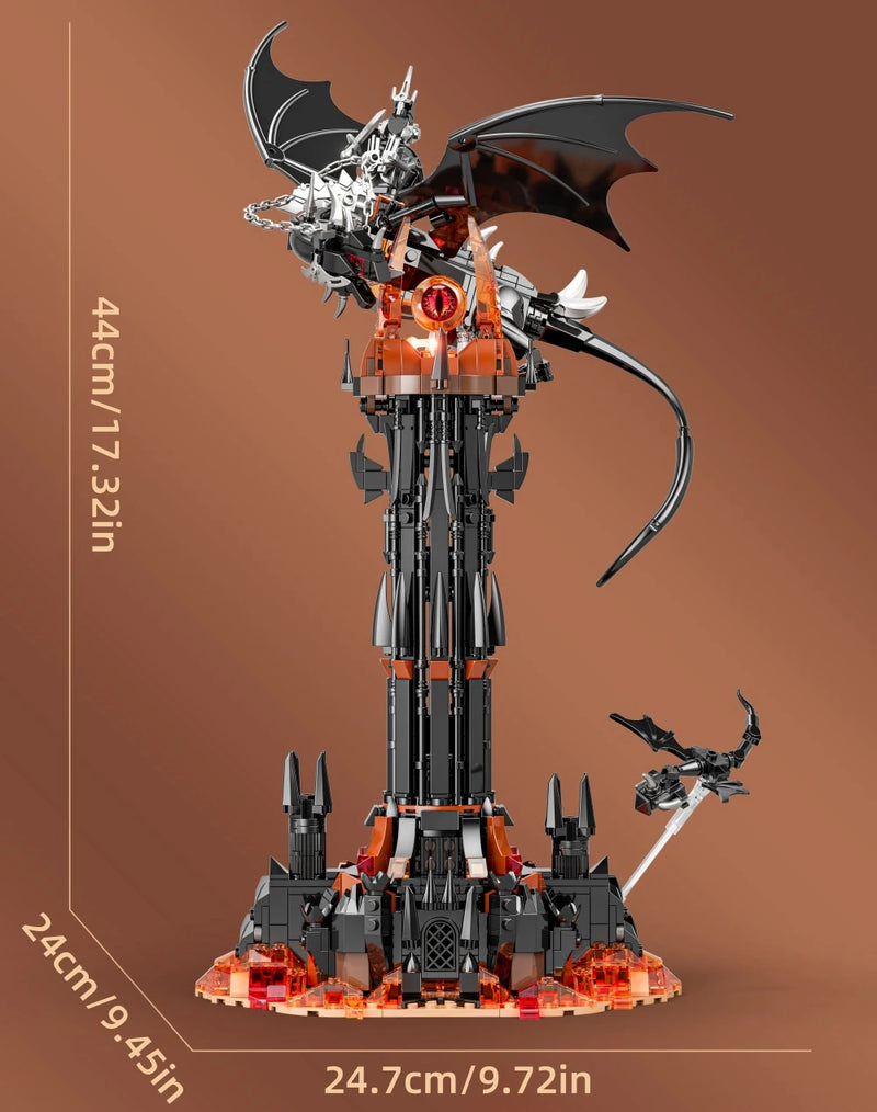 Torre Negra de montar inspirada em O Senhor dos Anéis (997 peças)