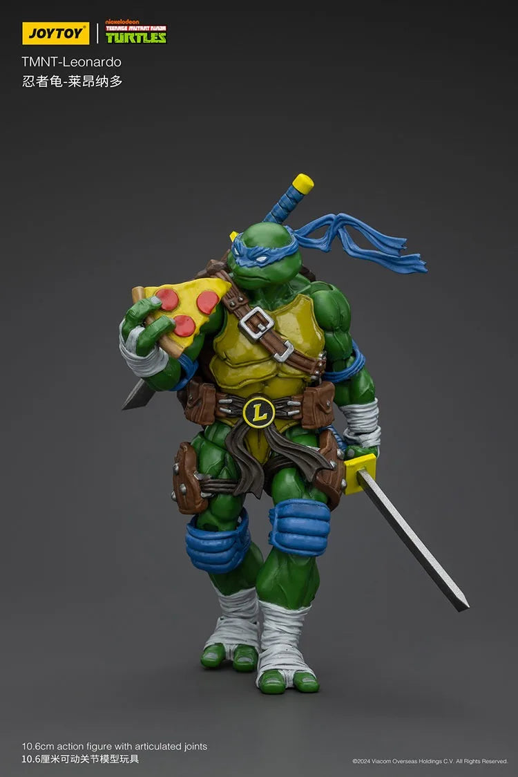 Action Figures TMNT – Michelangelo, Donatello, Raphael e Leonardo (JOY TOY)