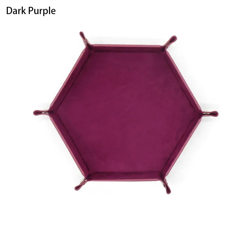Bandeja Hexagonal de Dados - Forrada
