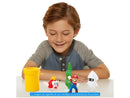 Super Mario – Diorama Subaquático com 3 Miniaturas e Acessórios