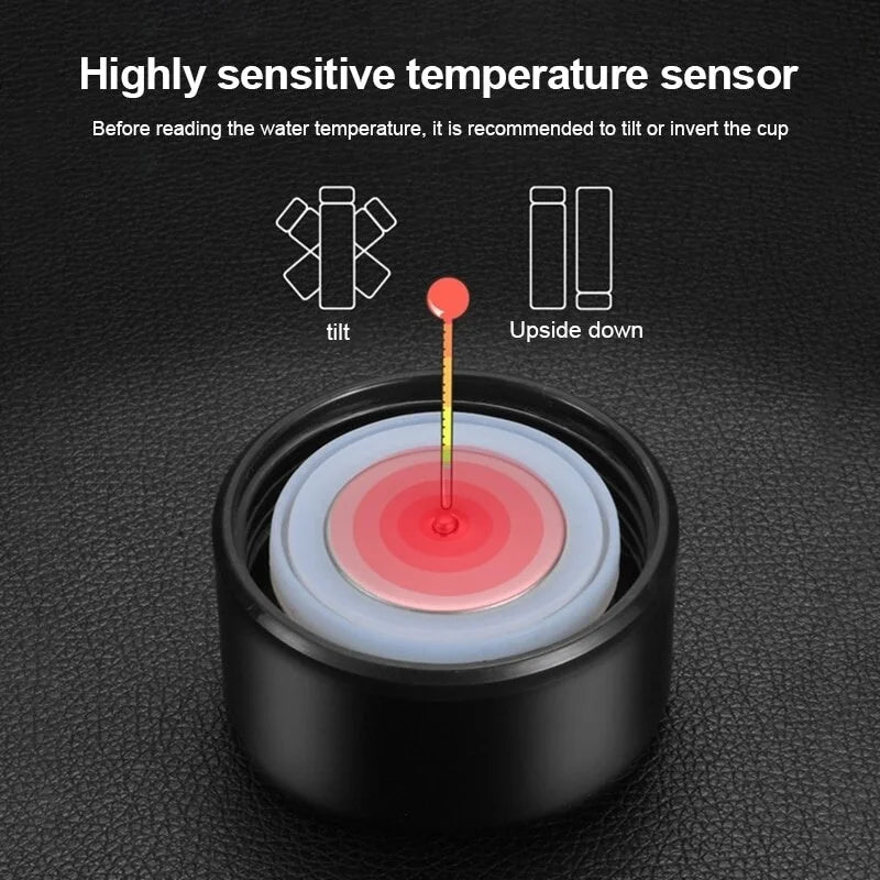 Garrafa Térmica Inox 500ml com Display LED de Temperatura