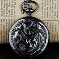 Relógio de Bolso com Mini Dados de Metal