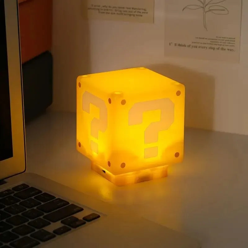 Luminária LED Bloco de Interrogação – Night Light