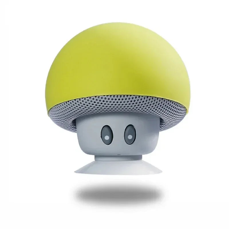 Mini Alto-Falante Bluetooth Cogumelo à Prova d’Água – Portátil e Divertido!
