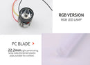 Sabre de Luz RGB de Metal — Edição Intergaláctica da Tranqueiras Goblin