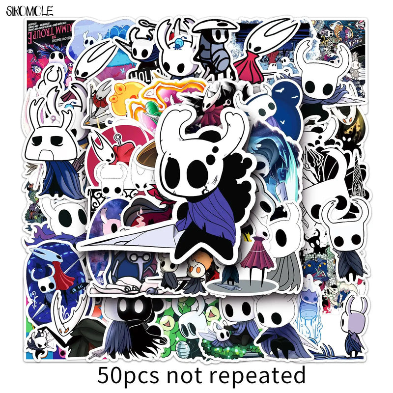 Kit de Adesivos Hollow Knight - 50 unidades