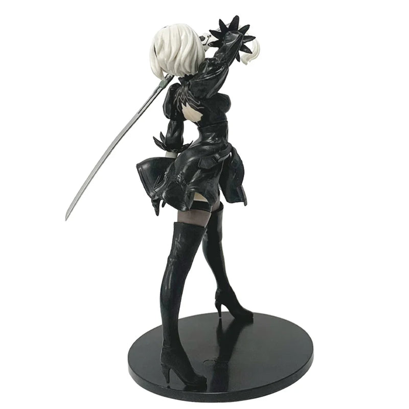 Figuras Nier: Automata – 2B, 9S e A2 | PVC 18cm