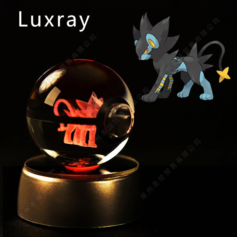 Bola de Cristal Pokémon – Com Base LED