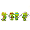 Kit 4 Peças Tartarugas Ninjas Kawaii – Michelangelo, Donatello, Raphael e Leonardo