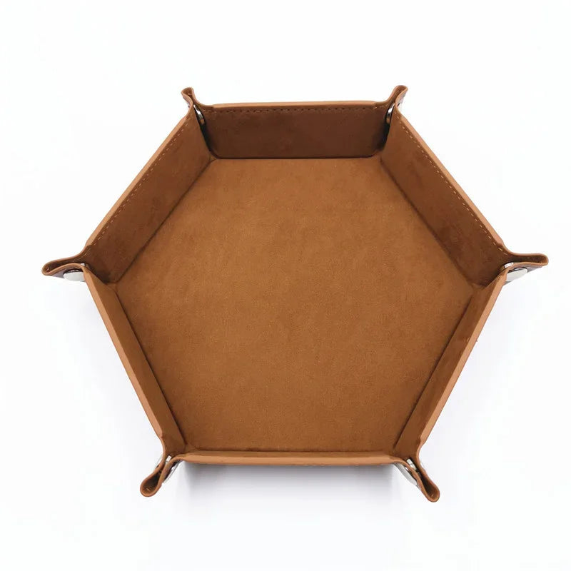 Bandeja Hexagonal de Dados - Forrada