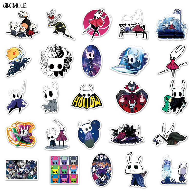 Kit de Adesivos Hollow Knight - 50 unidades