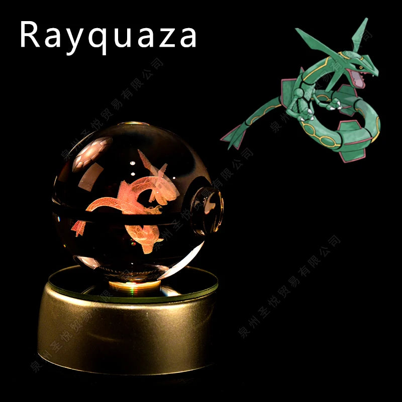 Bola de Cristal Pokémon – Com Base LED