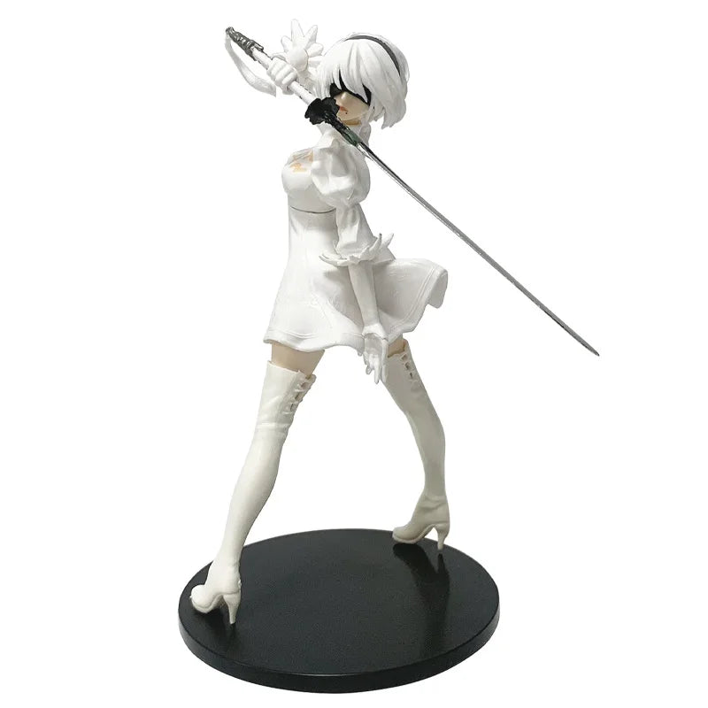 Figuras Nier: Automata – 2B, 9S e A2 | PVC 18cm
