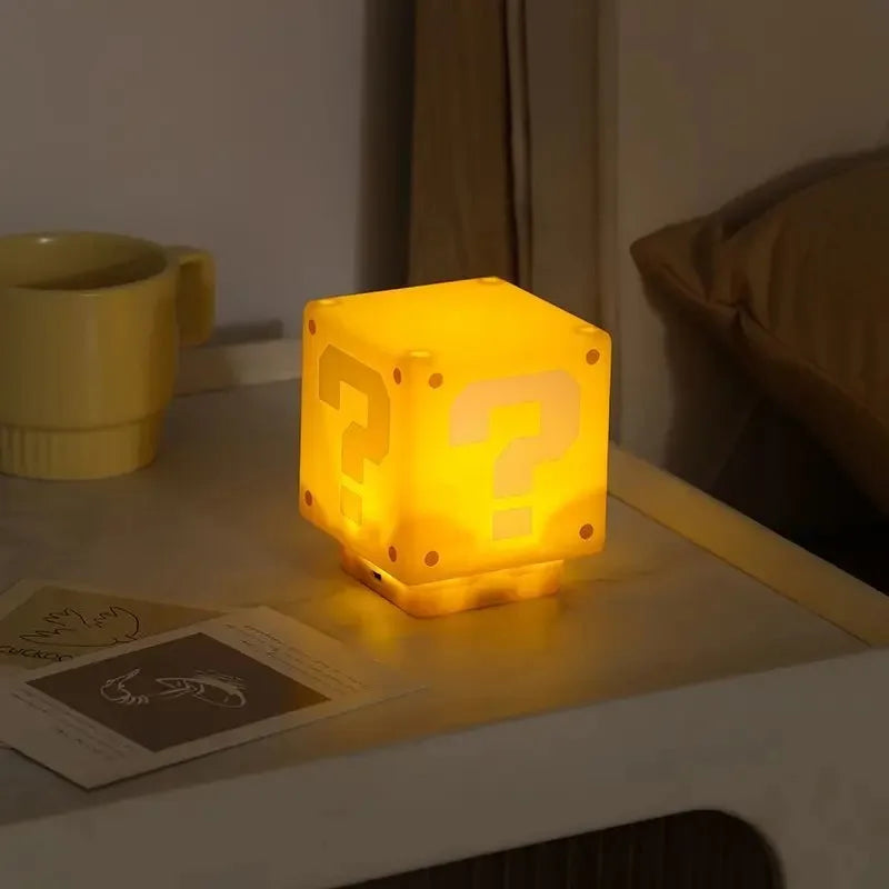 Luminária LED Bloco de Interrogação – Night Light
