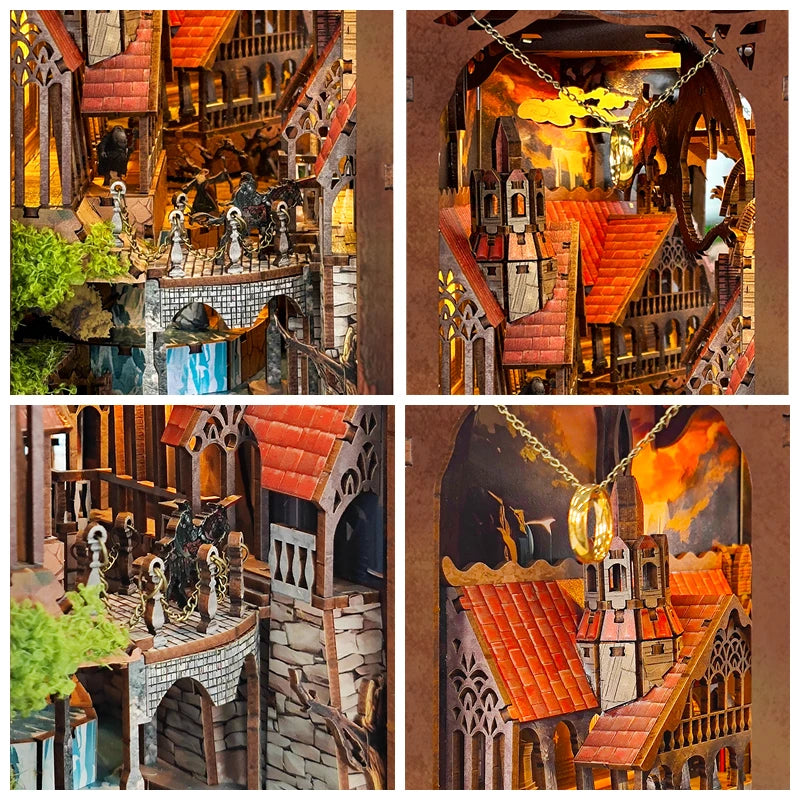 Aparador 3D faça você mesmo baseado em O Senhor dos Anéis