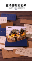Bloco de notas 3D temático Harry Potter
