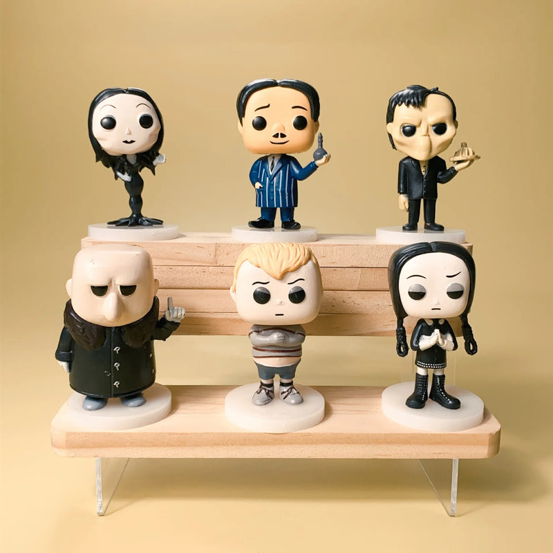 Miniaturas Família Addams (6 peças)