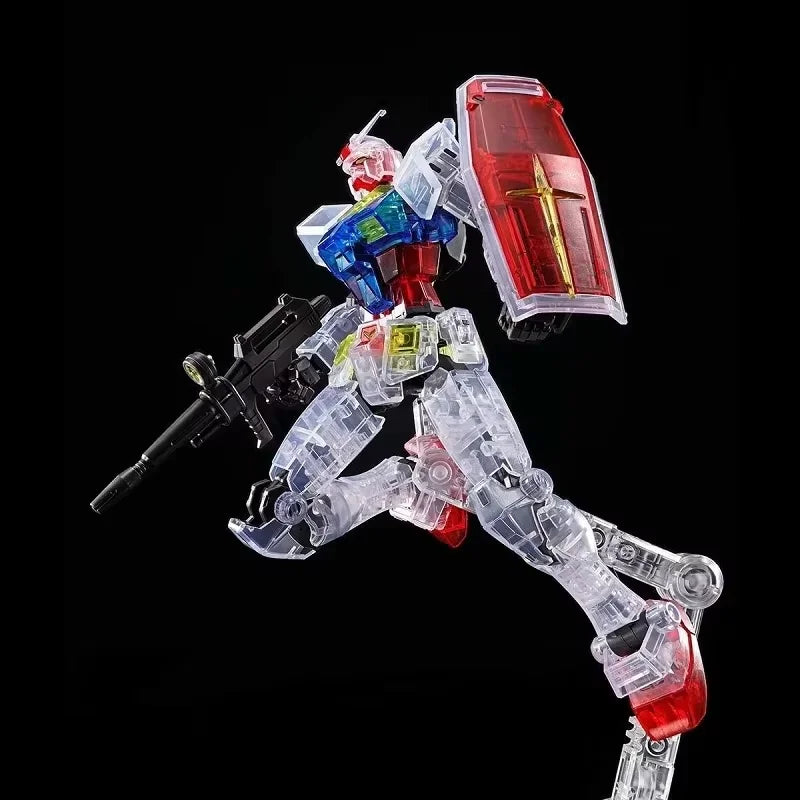 Modelo de Montar GTO Ganso Yuanzu – RX-78-2 Transparente (HG 1/144) Edição Fantasmagoricamente Colecionável