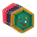 Bandeja Hexagonal de Dados - Forrada