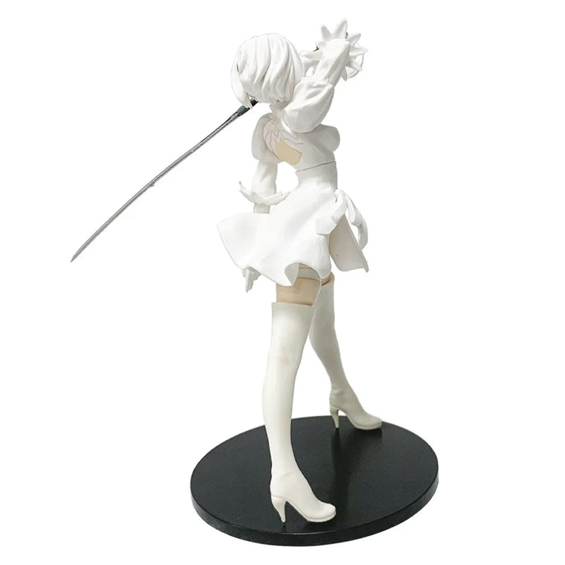 Figuras Nier: Automata – 2B, 9S e A2 | PVC 18cm