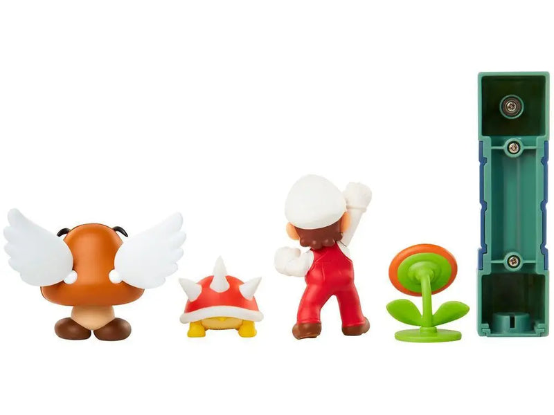 Castelo de Lava Super Mario – Diorama com 4 Bonecos e Acessórios