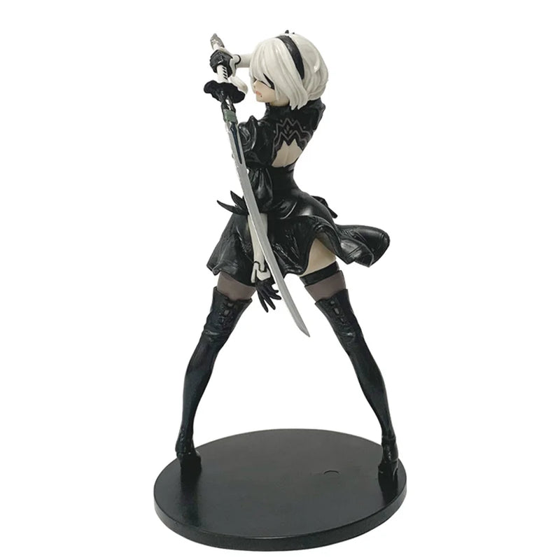 Figuras Nier: Automata – 2B, 9S e A2 | PVC 18cm