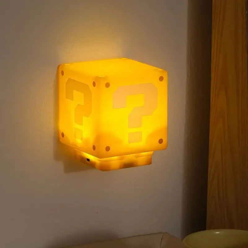 Luminária LED Bloco de Interrogação – Night Light