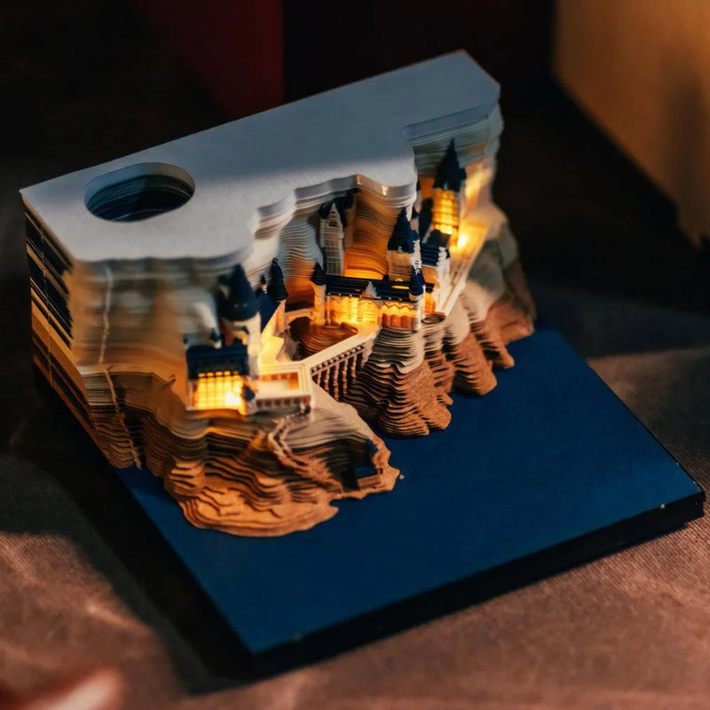 Bloco de notas 3D temático Harry Potter