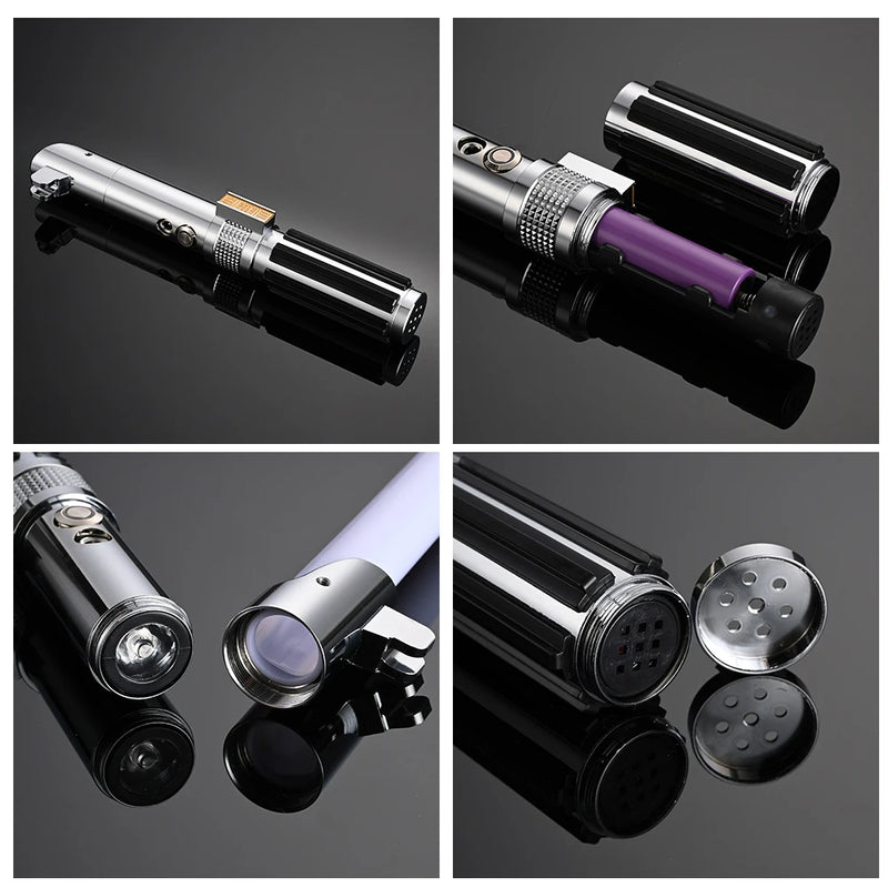 Sabre de Luz RGB de Metal — Edição Intergaláctica da Tranqueiras Goblin