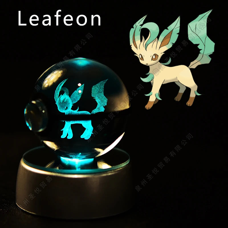 Bola de Cristal Pokémon – Com Base LED