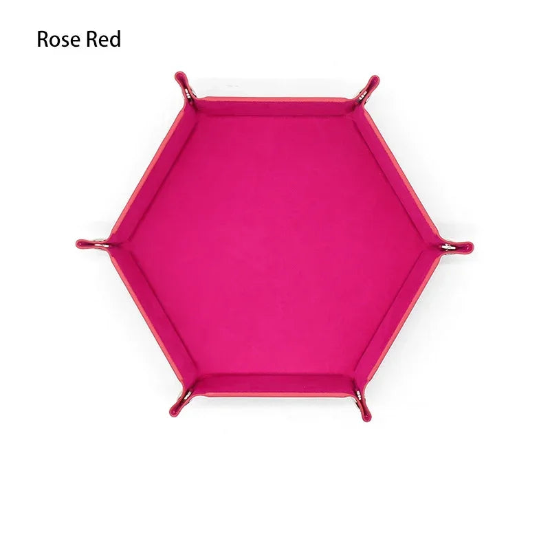 Bandeja Hexagonal de Dados - Forrada