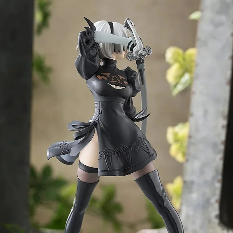 Figuras Nier: Automata – 2B, 9S e A2 | PVC 18cm