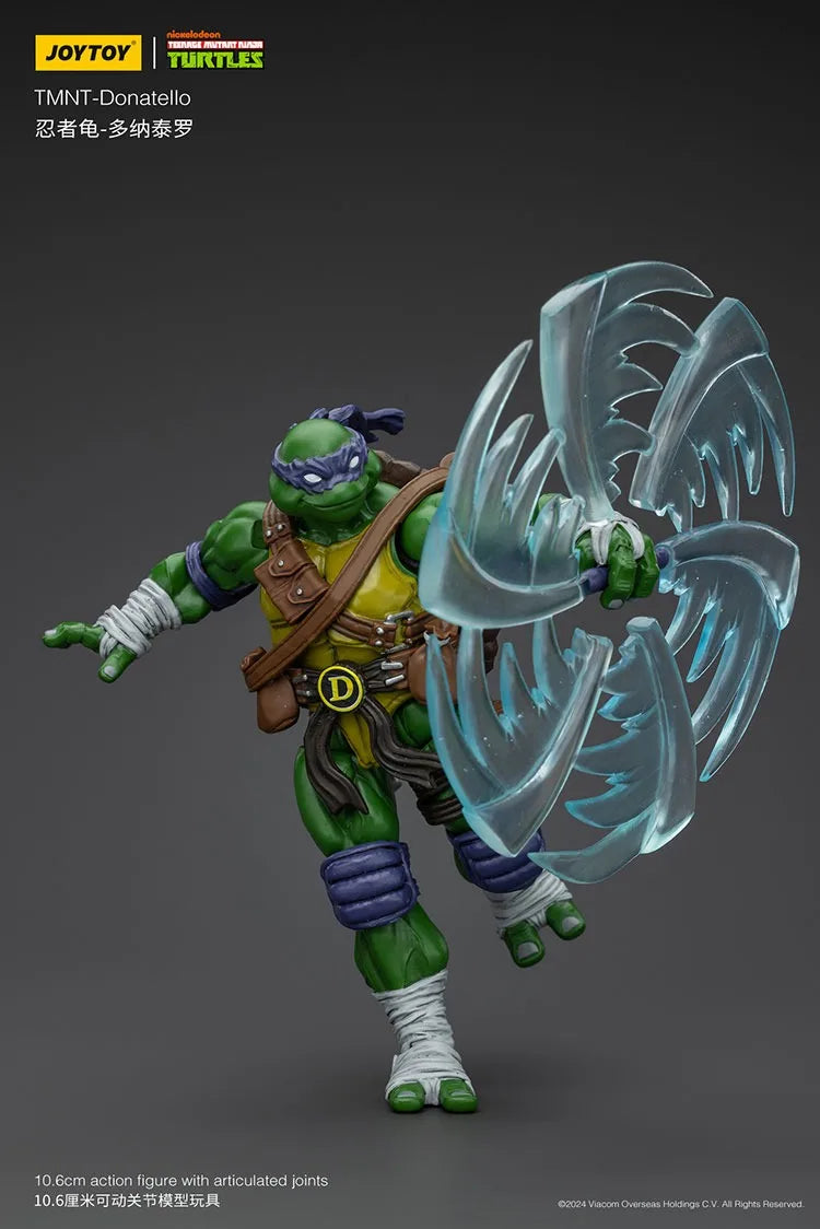 Action Figures TMNT – Michelangelo, Donatello, Raphael e Leonardo (JOY TOY)