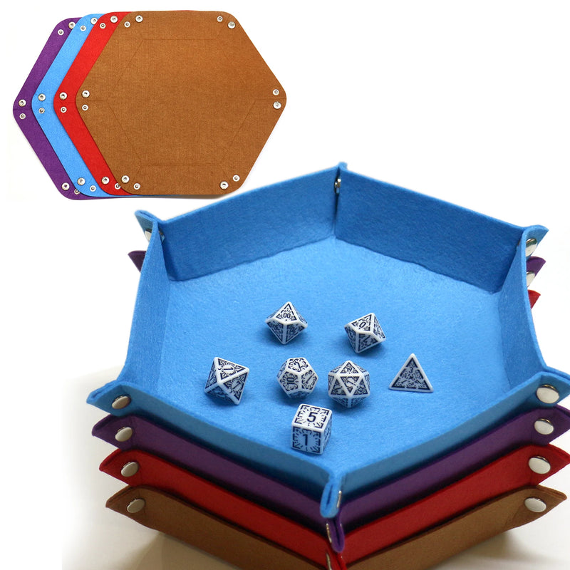 Bandeja de Dados Hexagonal – Dobrável