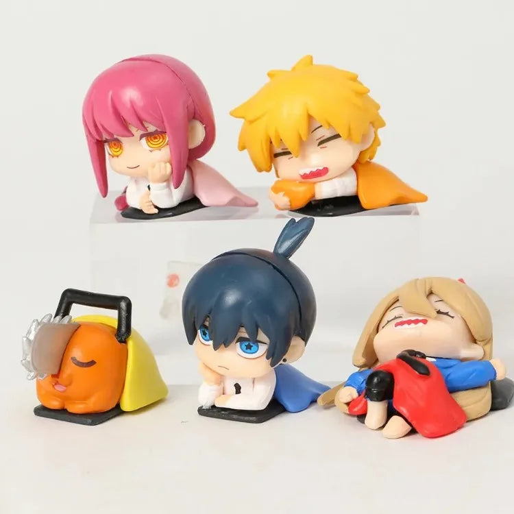 Mini Figuras Chainsaw Man – Coleção Completa Pochita, Denji, Makima e Power!