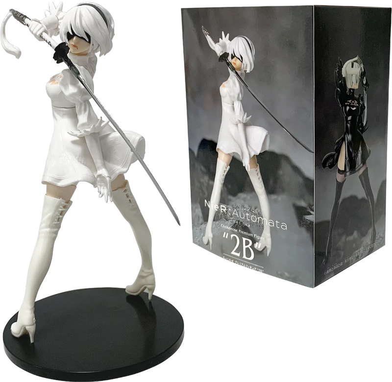 Figuras Nier: Automata – 2B, 9S e A2 | PVC 18cm