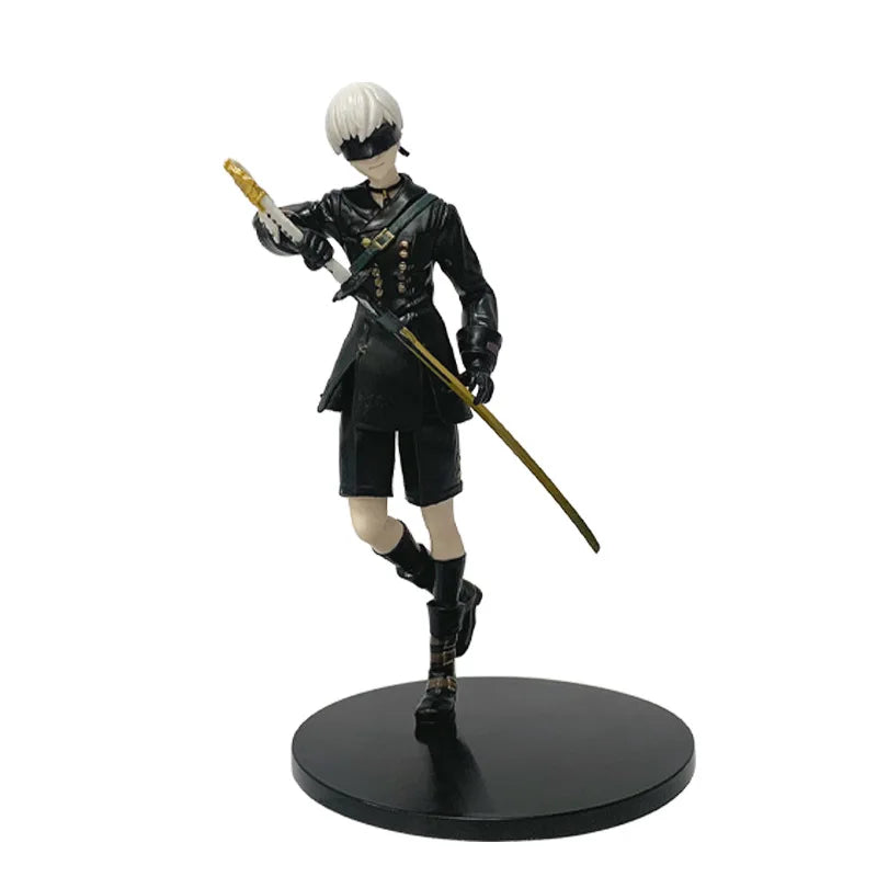 Figuras Nier: Automata – 2B, 9S e A2 | PVC 18cm