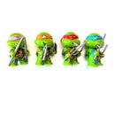 Kit 4 Peças Tartarugas Ninjas Kawaii – Michelangelo, Donatello, Raphael e Leonardo