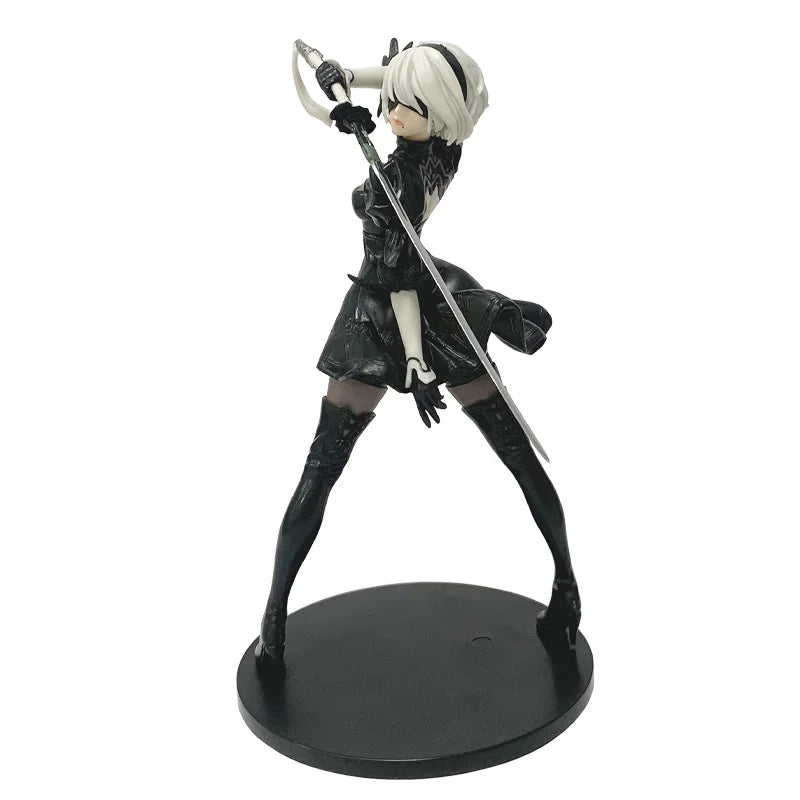 Figuras Nier: Automata – 2B, 9S e A2 | PVC 18cm