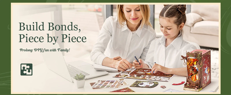 Kit de montagem Alice no País das Maravilhas Book Nook  | Aparador