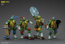 Action Figures TMNT – Michelangelo, Donatello, Raphael e Leonardo (JOY TOY)