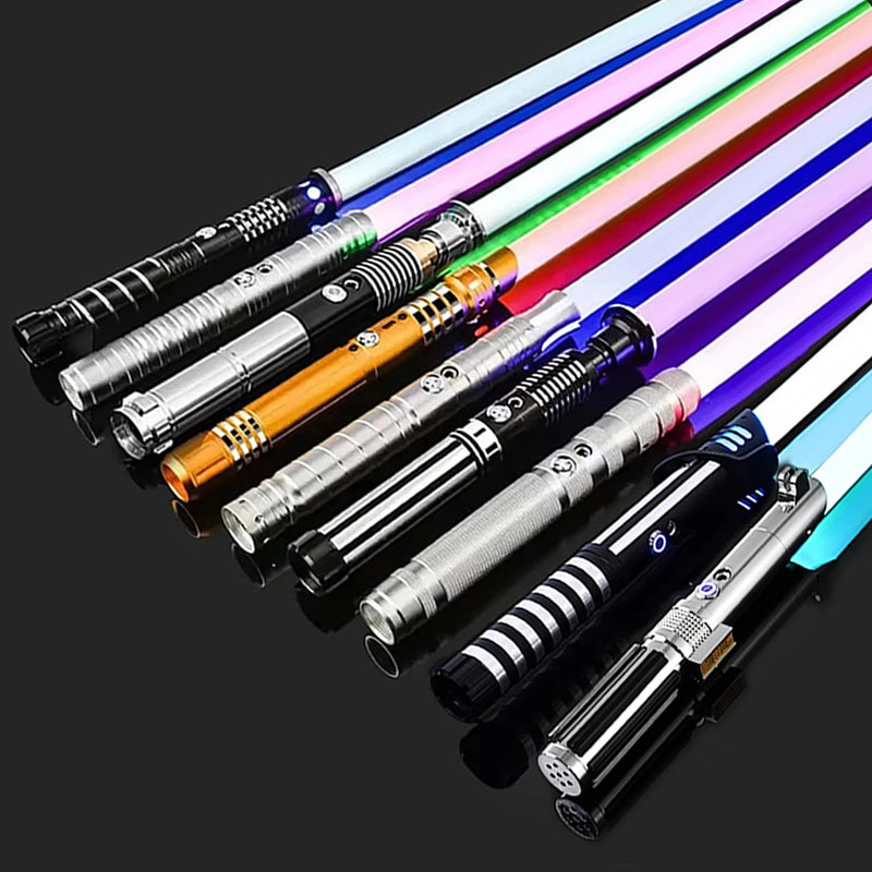Sabre de Luz RGB de Metal — Edição Intergaláctica da Tranqueiras Goblin