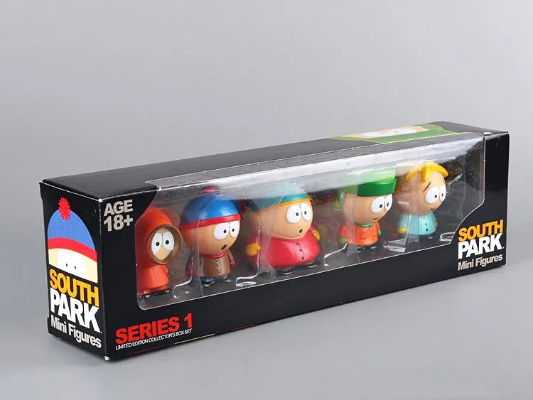 Kit 5 Figuras South Park – 6cm