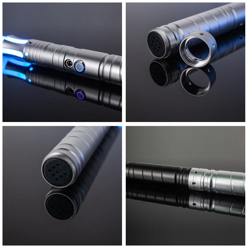 Sabre de Luz RGB de Metal — Edição Intergaláctica da Tranqueiras Goblin