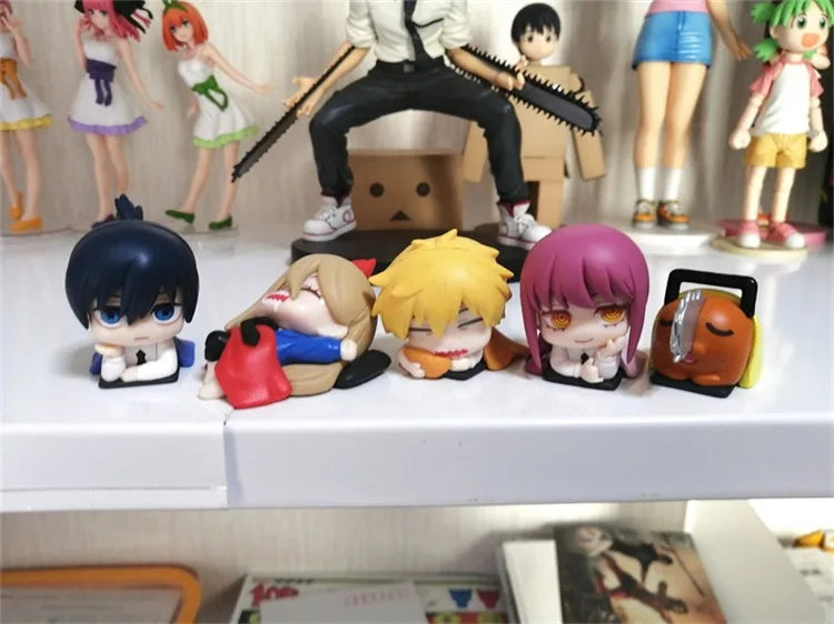 Mini Figuras Chainsaw Man – Coleção Completa Pochita, Denji, Makima e Power!